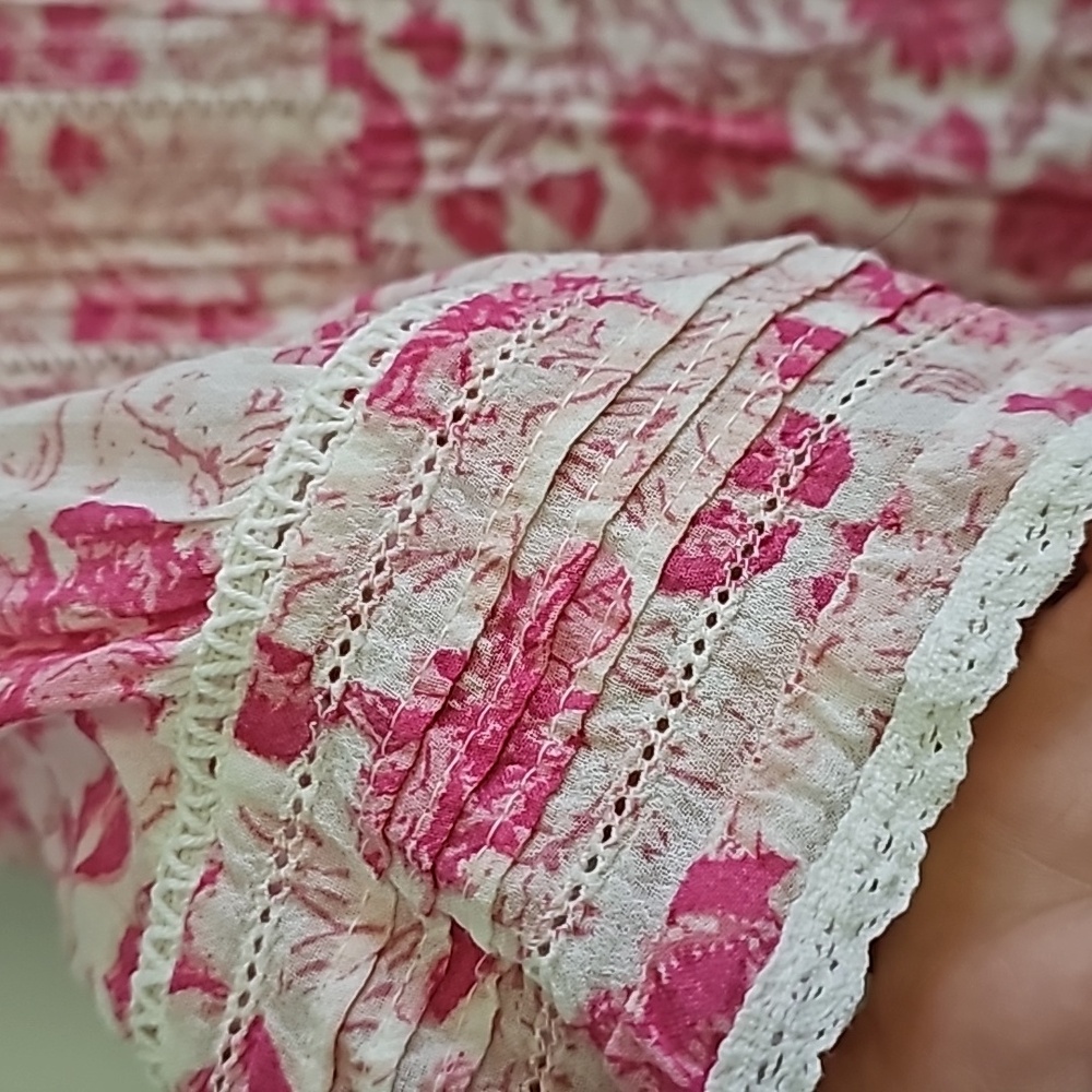 Lucky Brand pink and white blouse - Picture 4 of 10